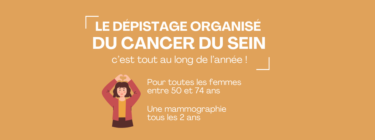 Le D Pistage Organis Du Cancer Du Sein Continue Tout Au Long De L